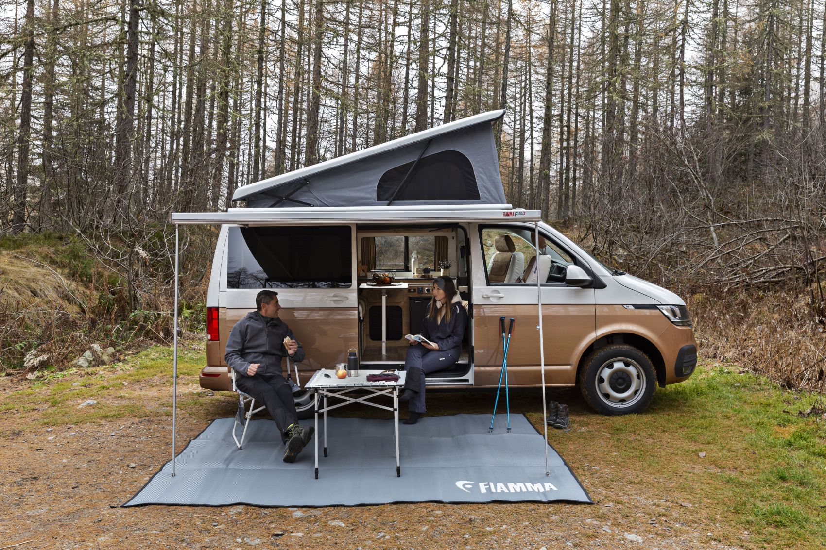 Cuisine arrière VW 2.0 Premium pour l'extension du camping des VW Bus T5 et  T6 -  France